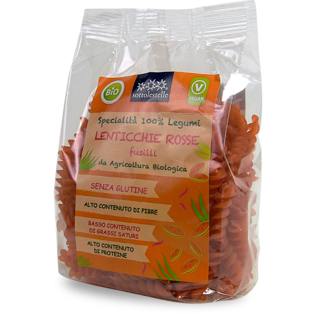 FUSILLI LENTICCHIE ROSSE 250G