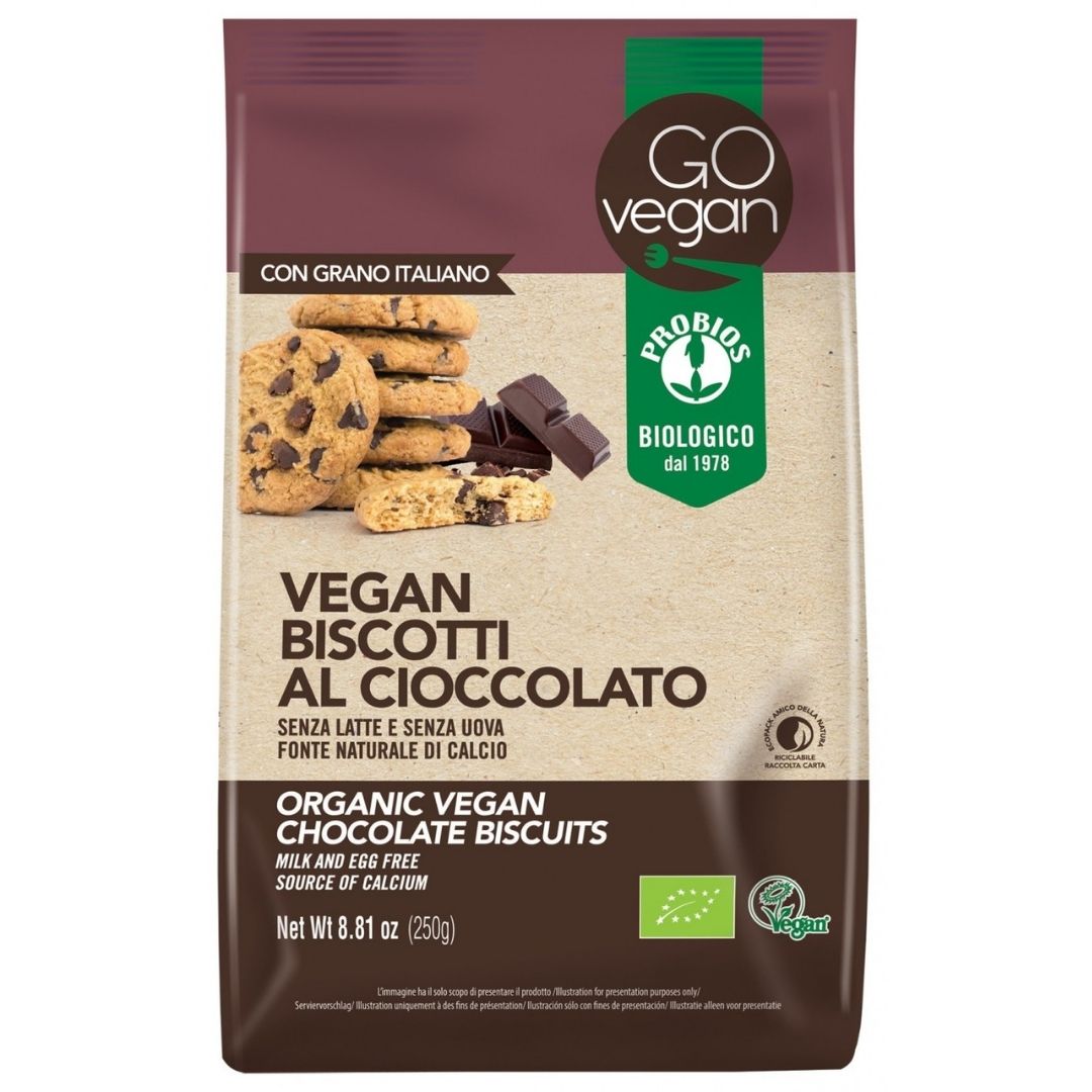 BISCOTTI AL CIOCCOLATO CON RISO GERMOGLIATO