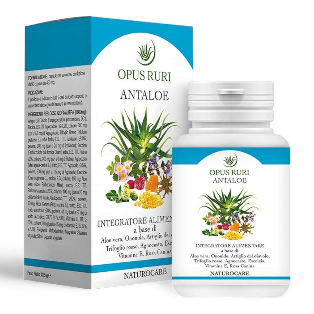 ANTALOE NATUROCARE 90 CPS DA 450 MG