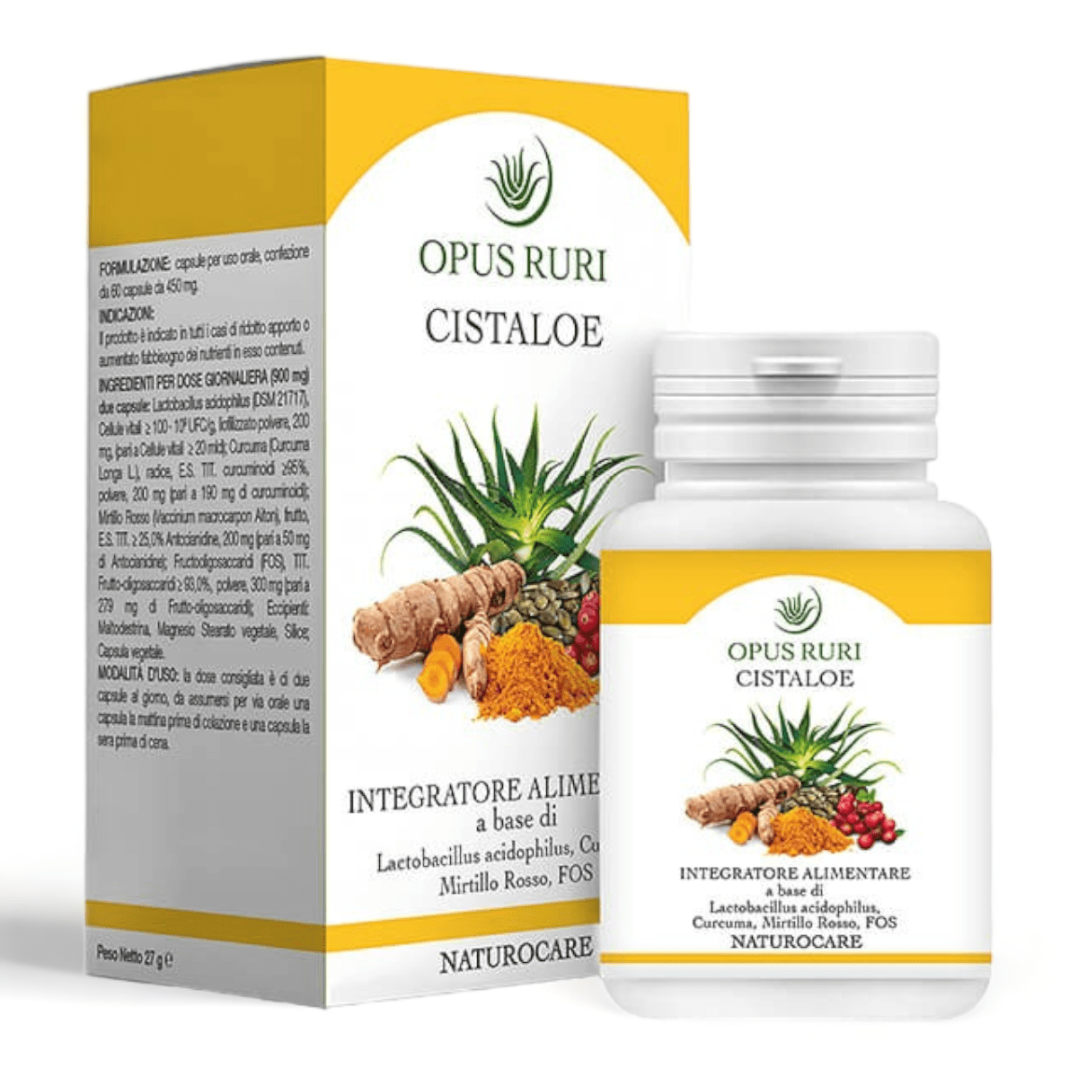 CISTALOE NATUROCARE 60 CPS DA 450 MG