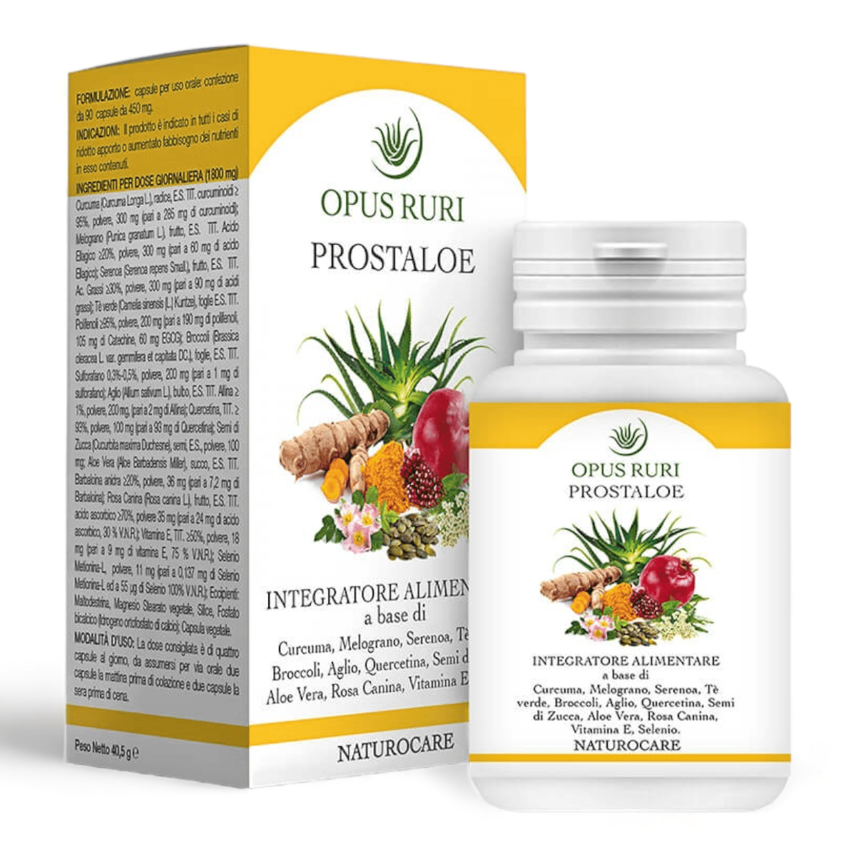 PROSTALOE NATUROCARE 90 CPS DA 450 MG